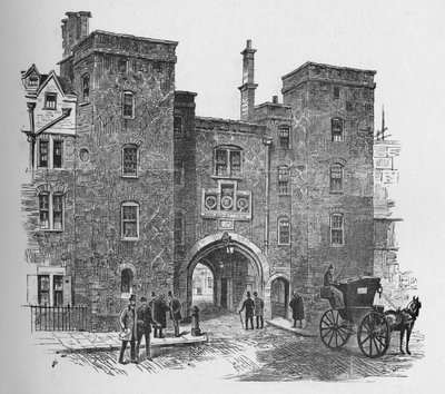 Eski Ağ Geçidi, Lincolns Inn, 1890 by Unbekannt