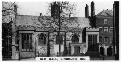 Eski Salon, Lincolns Inn, Londra, 1920