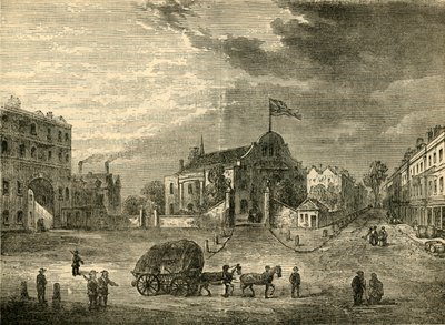 Eski Kensington Kilisesi, yaklaşık 1750, c1876. by Unbekannt