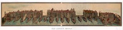 Eski Londra Köprüsü, c1600 1893 by Unbekannt