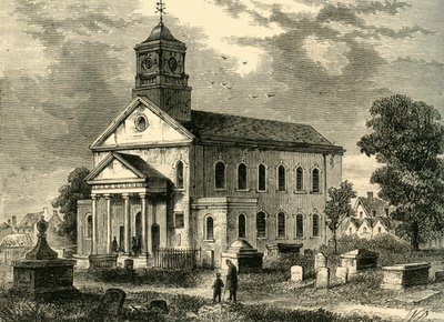 1866 yılında Eski Newington Kilisesi, c1878. by Unbekannt
