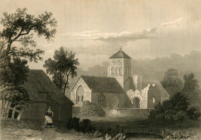Eski Shoreham Kilisesi, 1835. by Unbekannt