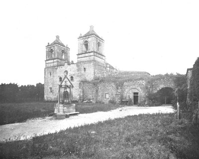 Eski İspanyol Misyonu, San Antonio, Teksas, ABD, c1900. by Unbekannt
