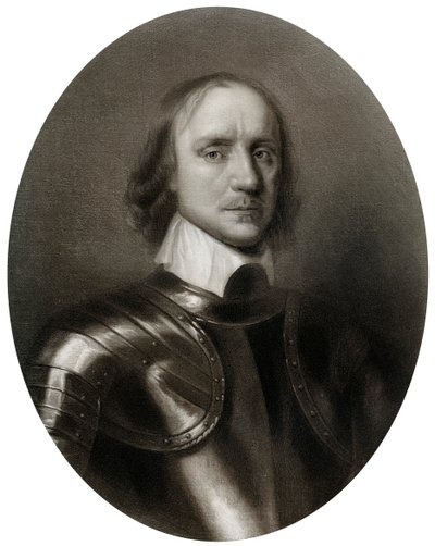 Oliver Cromwell, 1599-1658, İngiliz askeri lider ve politikacı, 1899 by Unbekannt