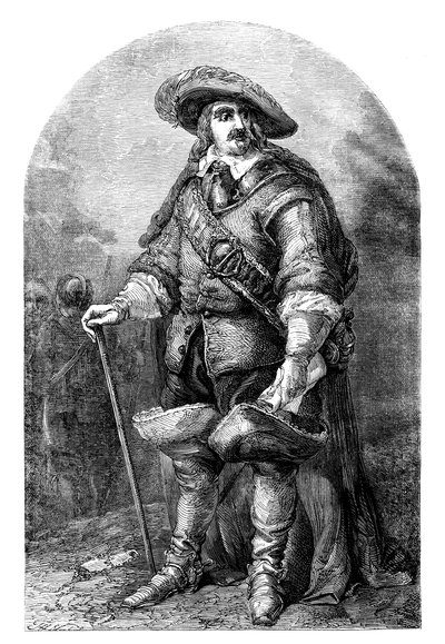 Oliver Cromwell 1599-1658, c18. yüzyıl c1902 by Unbekannt
