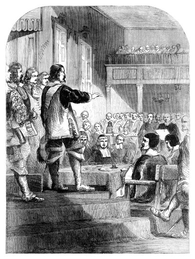 Oliver Cromwell 1599-1658 tacı kabul etmeyi reddediyor, c1902 by Unbekannt