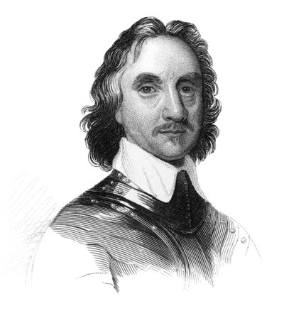 Oliver Cromwell, 17. yüzyıl İngiliz askeri ve devlet adamı, c1850 by Unbekannt