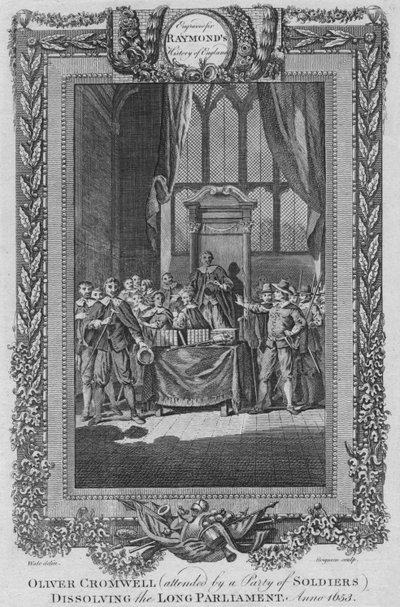 Oliver Cromwell, Uzun Parlamento