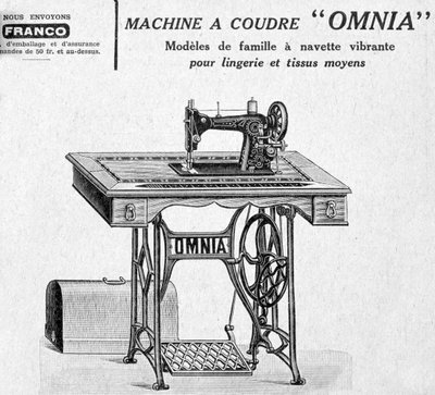 Omnia dikiş makineleri reklamı, 20. yüzyıl by Unbekannt