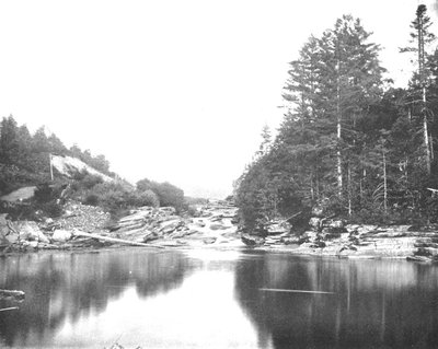 Ammonoosuc Nehri üzerinde, Beyaz Dağlar, New Hampshire, ABD, c1900. by Unbekannt