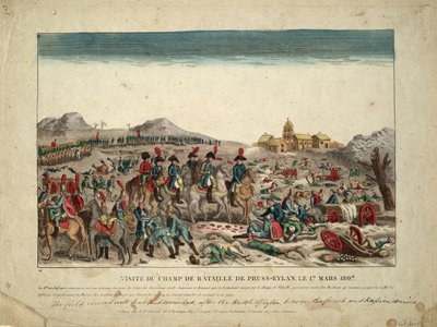 Eylau Savaş Alanında, 1807 by Unbekannt