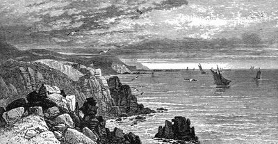 Cornish Sahilinde, 1900 by Unbekannt