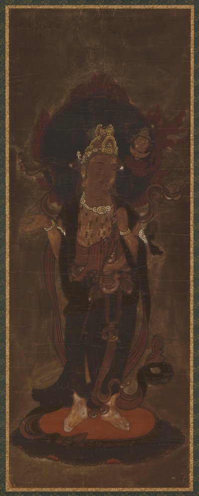 On iki devadan biri: Emma-ten Yama veya Suyama-deva, 15. yüzyılın sonu ile 16. yüzyılın başı. by Unbekannt