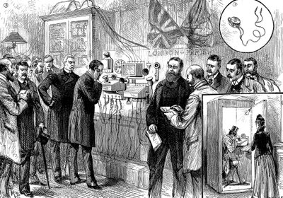 İngiliz-Fransız telefon hattının açılması, 1891 by Unbekannt