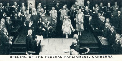 Federal Parlamentonun Açılışı, Canberra, 1927 1937 by Unbekannt