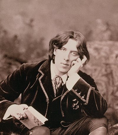 Oscar Wilde, İrlanda doğumlu oyun yazarı ve zeka, 1882 by Unbekannt