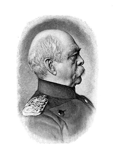 Otto von Bismarck, Alman devlet adamı, 1885 by Unbekannt