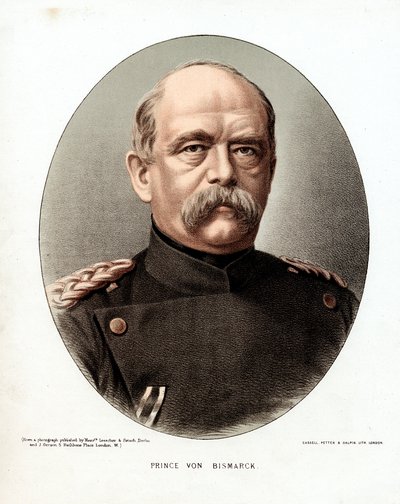 Otto von Bismarck, Alman devlet adamı, c1880 by Unbekannt
