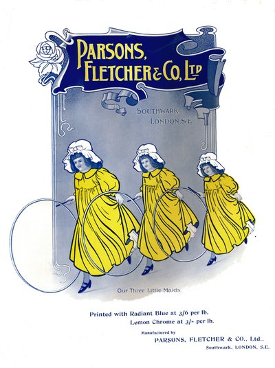Üç Küçük Hizmetçimiz - Parsons, Fletcher & Co. Ltd reklamı, 1909. by Unbekannt