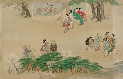 Açık hava eğlenceleri, Edo dönemi, 1615-1868. by Unbekannt