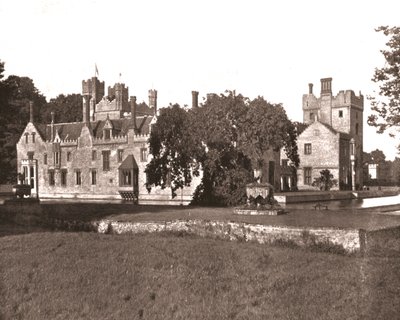 Oxburgh Salonu, Norfolk, 1894. by Unbekannt