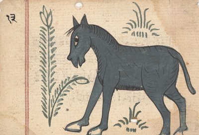 Bir Kehanet Kitabından Sayfa, yaklaşık. 1800. by Unbekannt