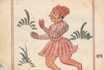 Bir Kehanet Kitabından Sayfa, yaklaşık. 1800. by Unbekannt