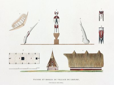 Likiliki köyünden pagoda ve putlar by Unbekannt