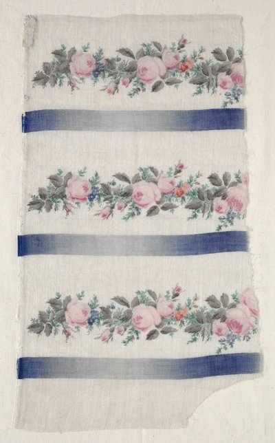 Boyalı Organdy Strip, 1800