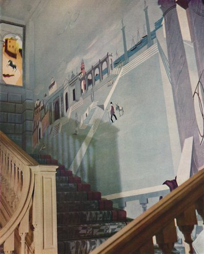 Bir merdiven için boyanmış fresk, 1933 by Unbekannt