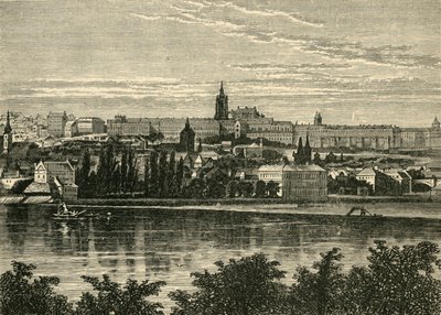 Bohem Kralları Sarayı ve Hradschin Katedrali, Prag, 1890. by Unbekannt