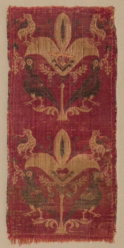Tunik veya Perdeden Palmetler ve Kuşlar, 500