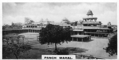 Panch Mahal, Fatehpur Sikri, Agra, Hindistan, 1925 by Unbekannt