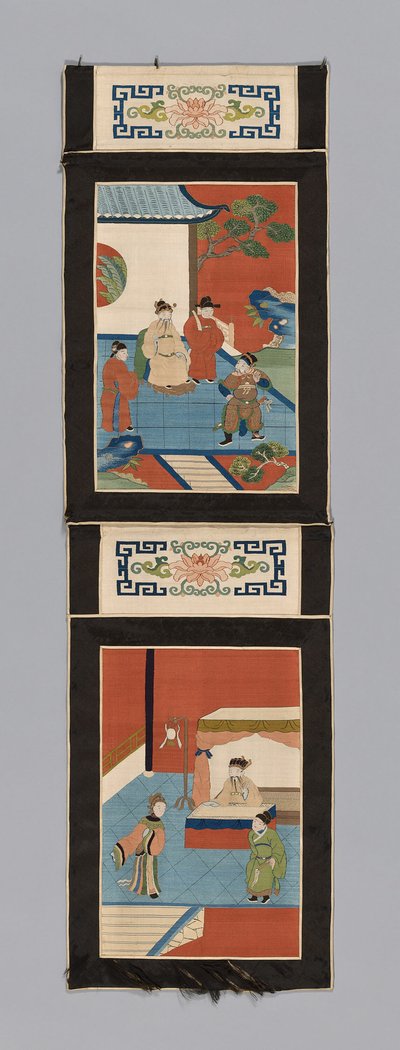 Ekran Paneli, Çin, Qing hanedanı 1644-1911, 18751900. by Unbekannt