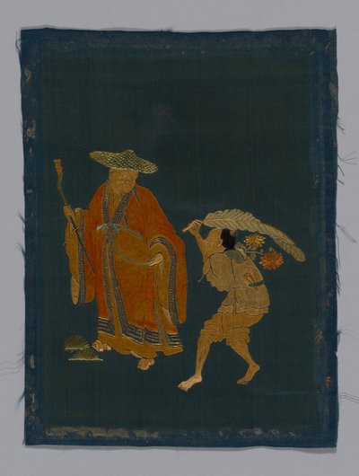 Panel Döşeme Kumaşı, Çin, Kangxi Dönemi, Qing hanedanı 1644-1911, 180050. by Unbekannt