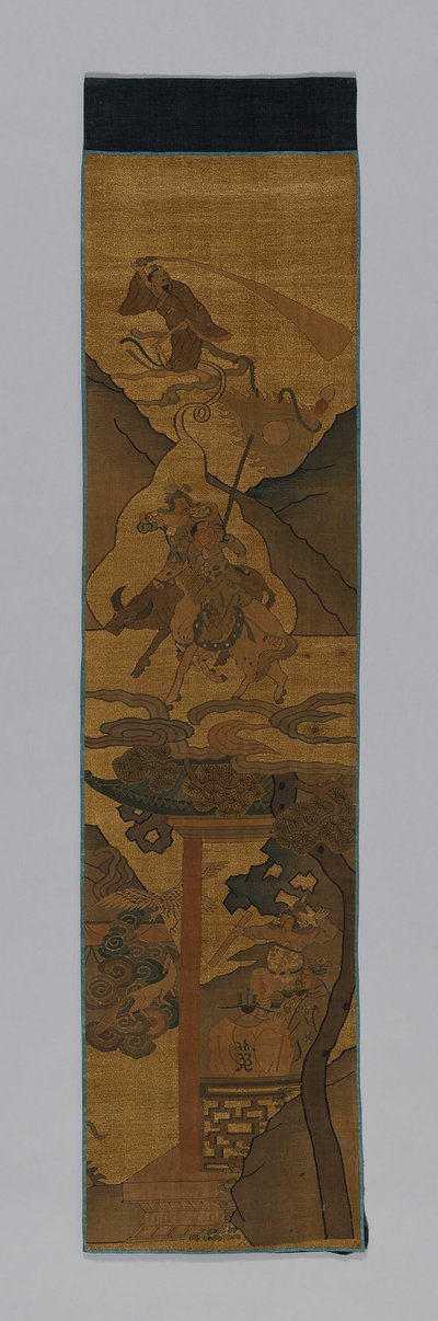 Panel Döşeme Kumaşı, Çin, Qing hanedanı1644-1911, 18001900. by Unbekannt