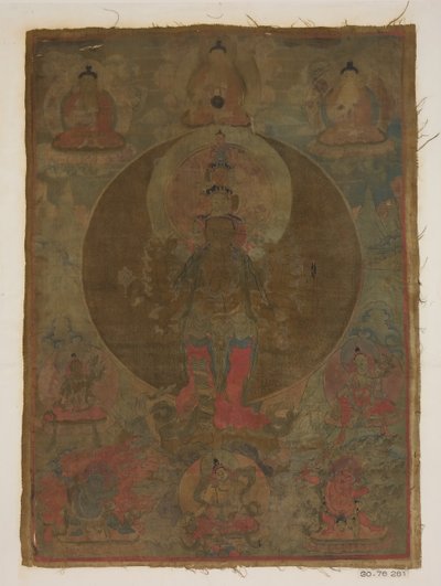 Bin Silahlı Guanyin Tablosundan Panel, tarihi bilinmiyor. by Unbekannt