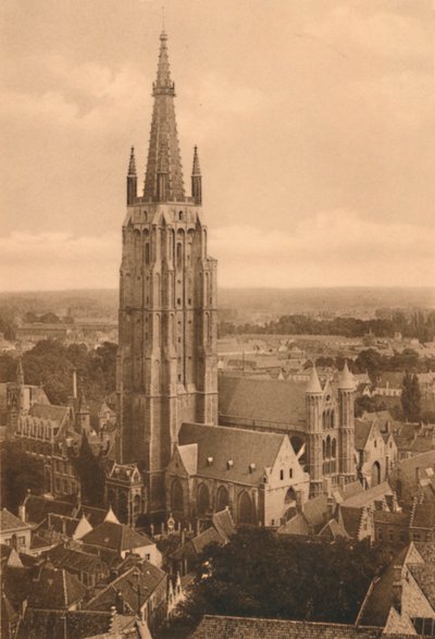 Panorama ve Notre-Dame Kilisesi, c1928 by Unbekannt