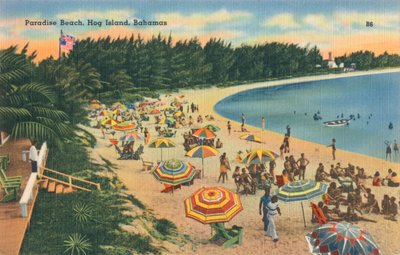 Cennet Sahili, Hog Adası, Bahamalar, c1930 by Unbekannt