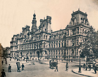 Paris. - Belediye binası. - LL, c1910. by Unbekannt