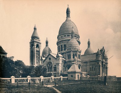 Paris. - Kutsal Kalp Bazilikası, c1910. by Unbekannt
