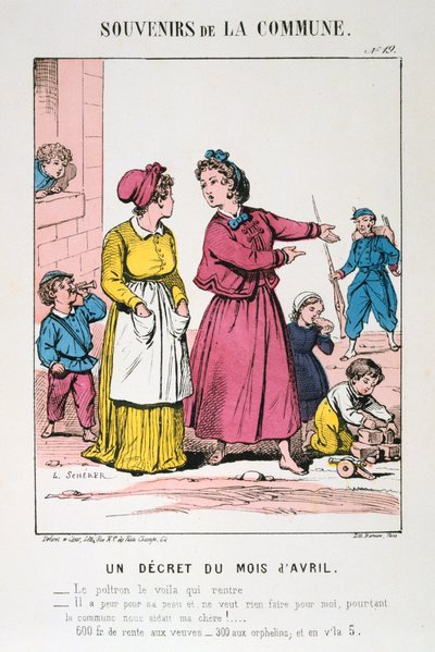 Paris Komünü, 1871. by Unbekannt