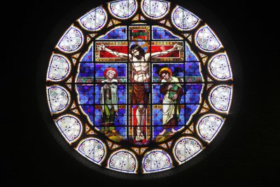 Paris, Fransa Notre-Dame-du-Rosaire kilisesi vitray, Paris, Fransa by Unbekannt