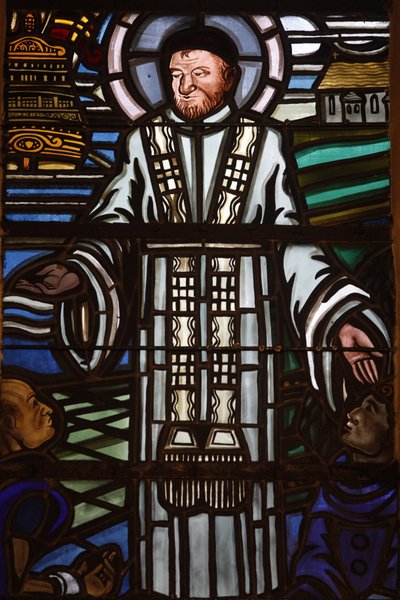 Paris, Fransa Saint Laurent kilisesi vitray: Saint Vincent de Paul, Paris, Fransa by Unbekannt