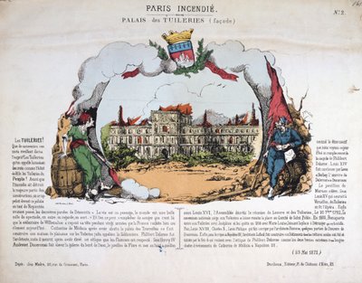 Paris Yangını, 1871 by Unbekannt