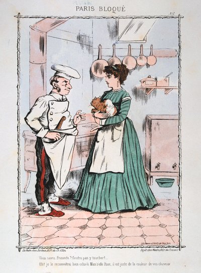 Paris kuşatıldı, 1870-1871. by Unbekannt
