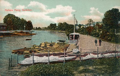 Parkers Feribotu, Surbiton, c1907 by Unbekannt