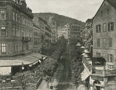 Parkstrasse, Carlsbad, Çekoslovakya, 1895. by Unbekannt