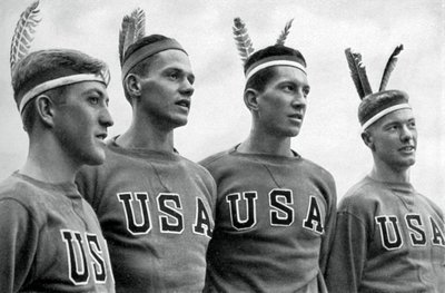 Amerikan altın madalyalı sekizinci kürek takımının bir parçası, Berlin Olimpiyatları, 1936 by Unbekannt