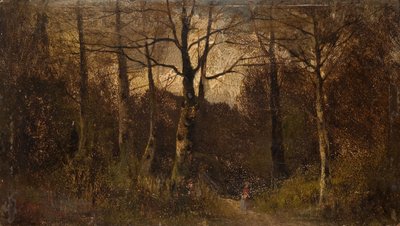 Bir Wood Yolu, 1900. by Unbekannt